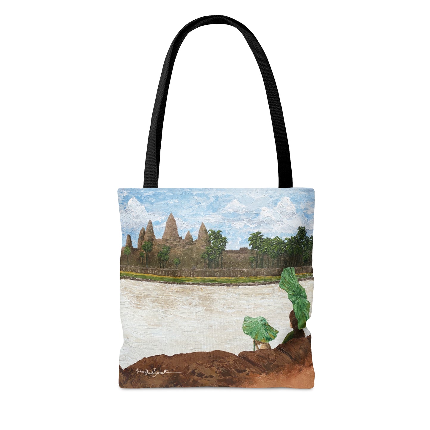 Memories of Angkor small tote bag