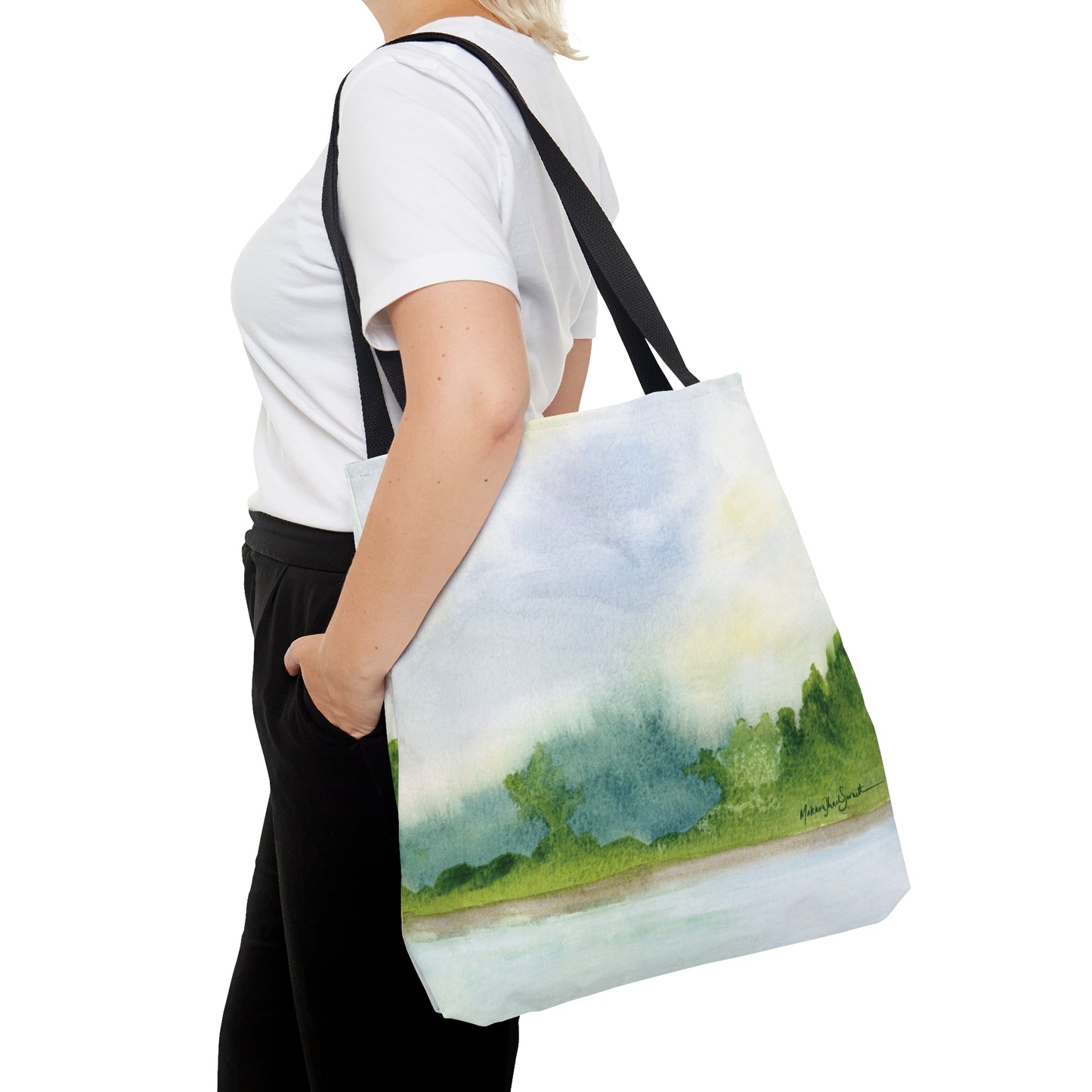 Reaching Up Tote Bag