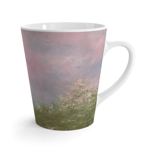 Cotton Candy Stroll Latte Mug - Pastel Landscape - Perfect for Cozy Mornings and gifting on Special Occasions