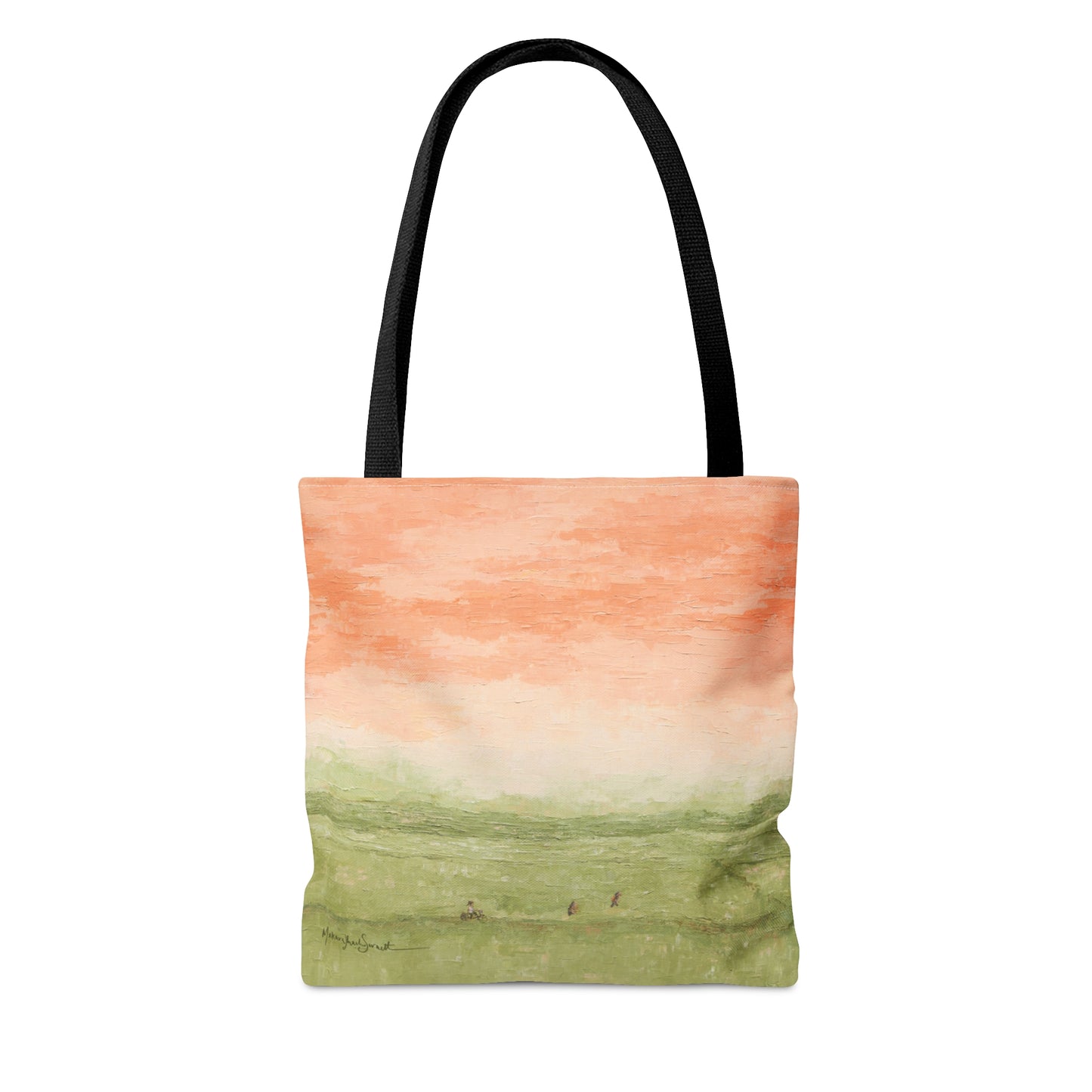 Among Rice Paddies small tote bag
