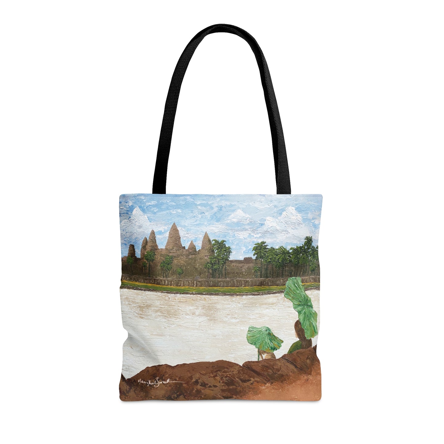 Memories of Angkor small tote bag