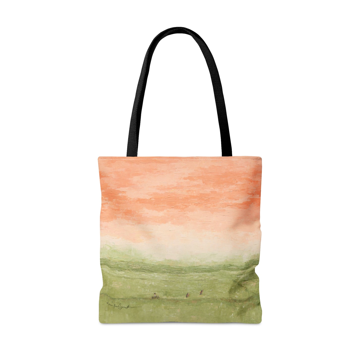 Among Rice Paddies small tote bag