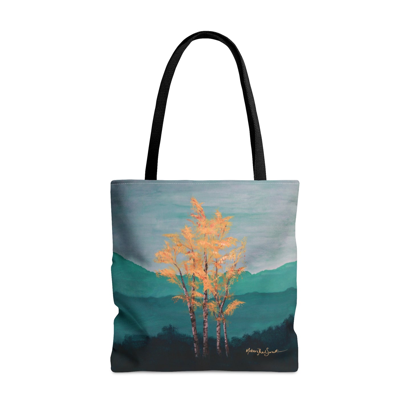 Golden Birch small tote bag