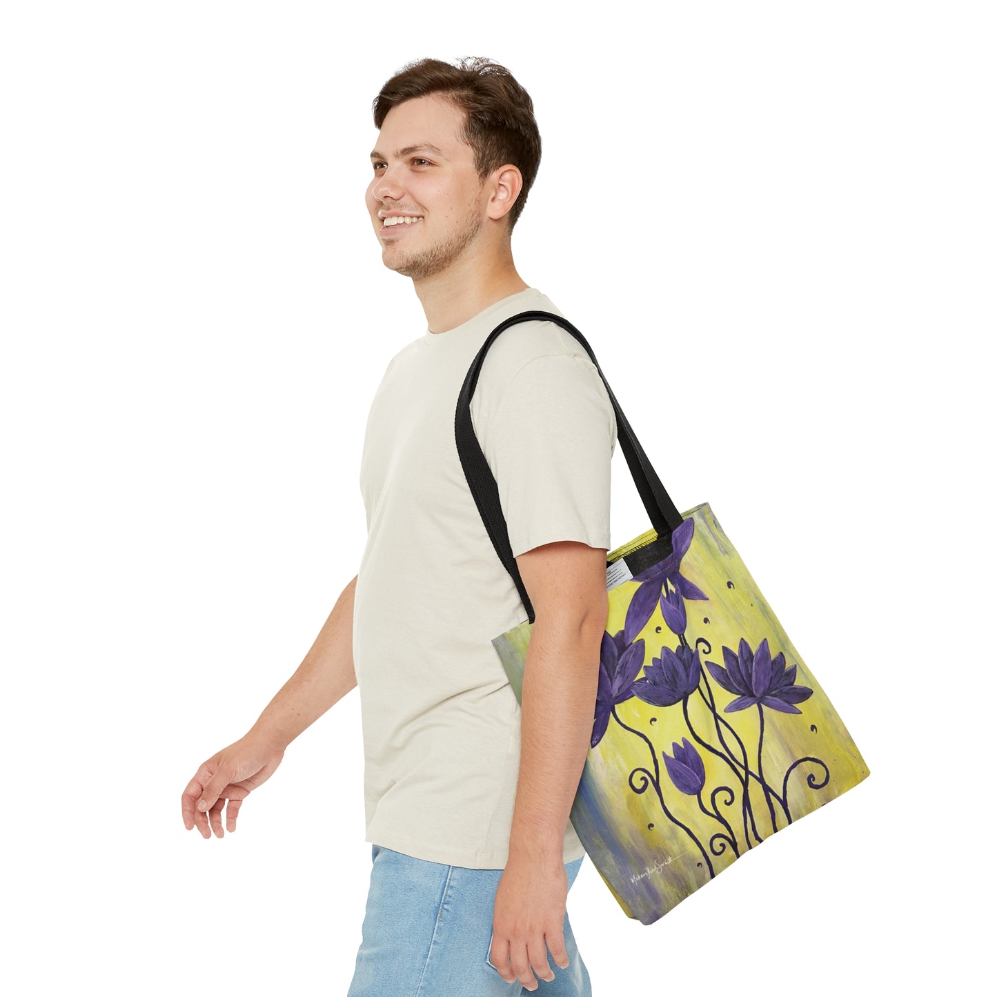 Rising Lotus Tote Bag