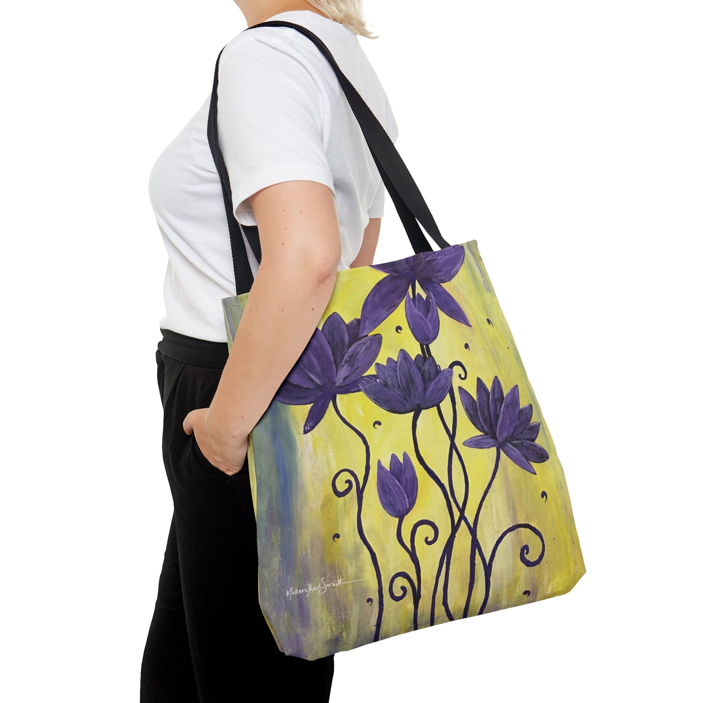 Rising Lotus Tote Bag