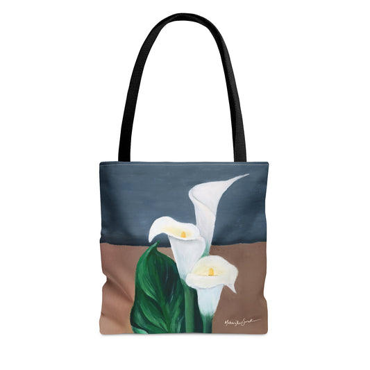 Dreaming in Lilies small tote bag