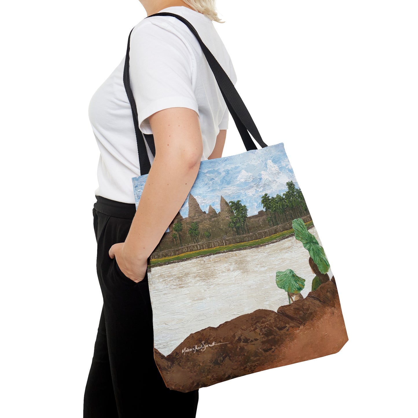 Memories of Angkor small tote bag