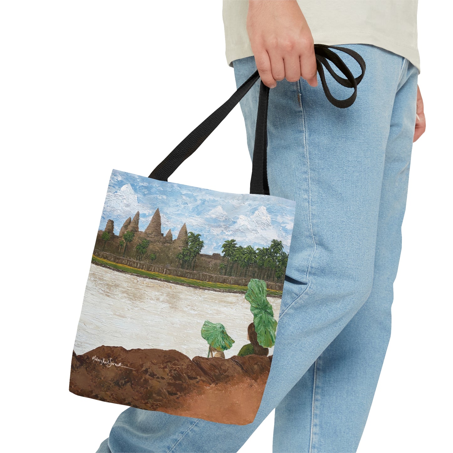 Memories of Angkor small tote bag