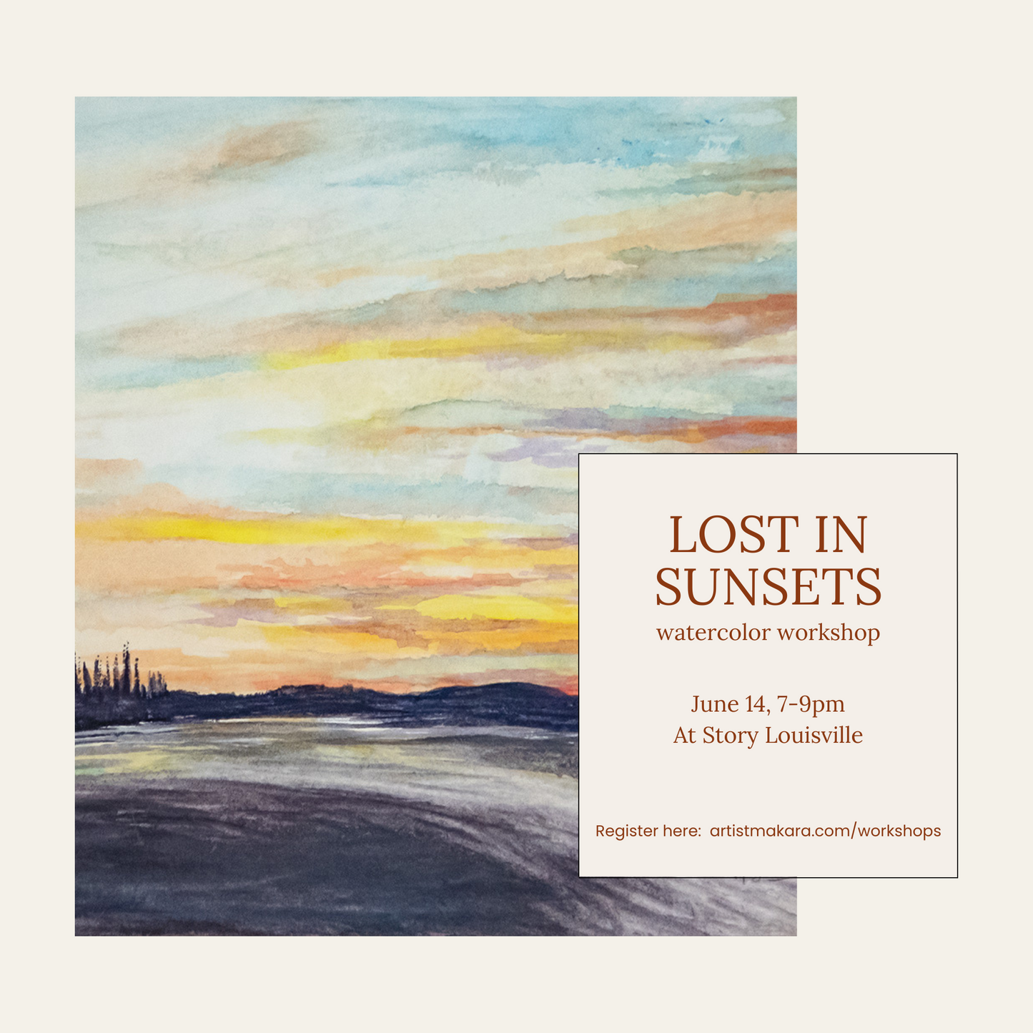 June 14 Workshop: Lost in Sunsets