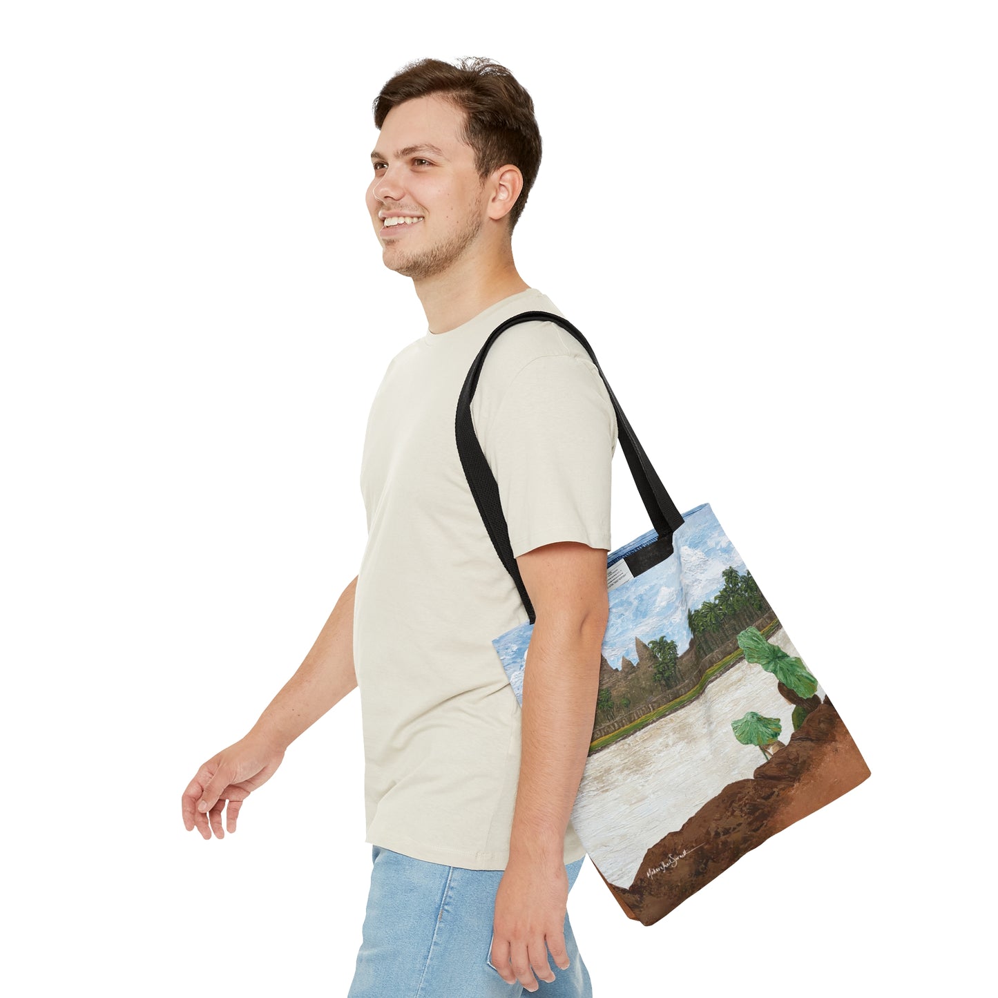 Memories of Angkor small tote bag