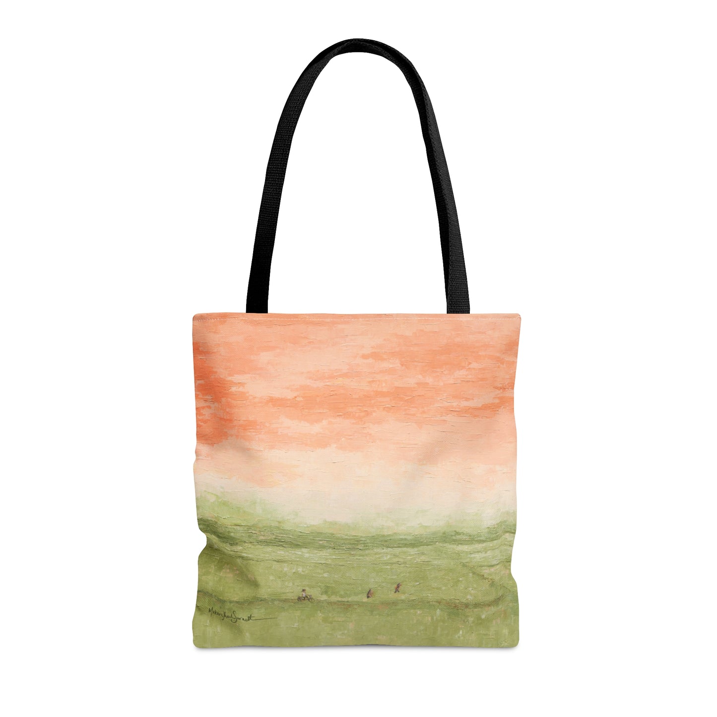 Among Rice Paddies small tote bag