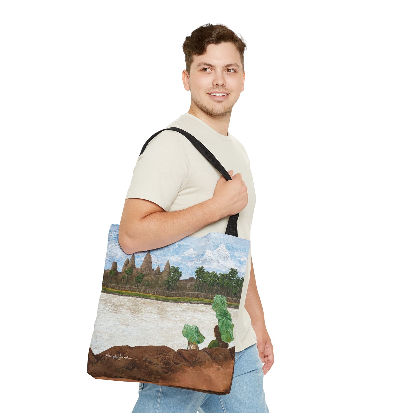 Memories of Angkor small tote bag