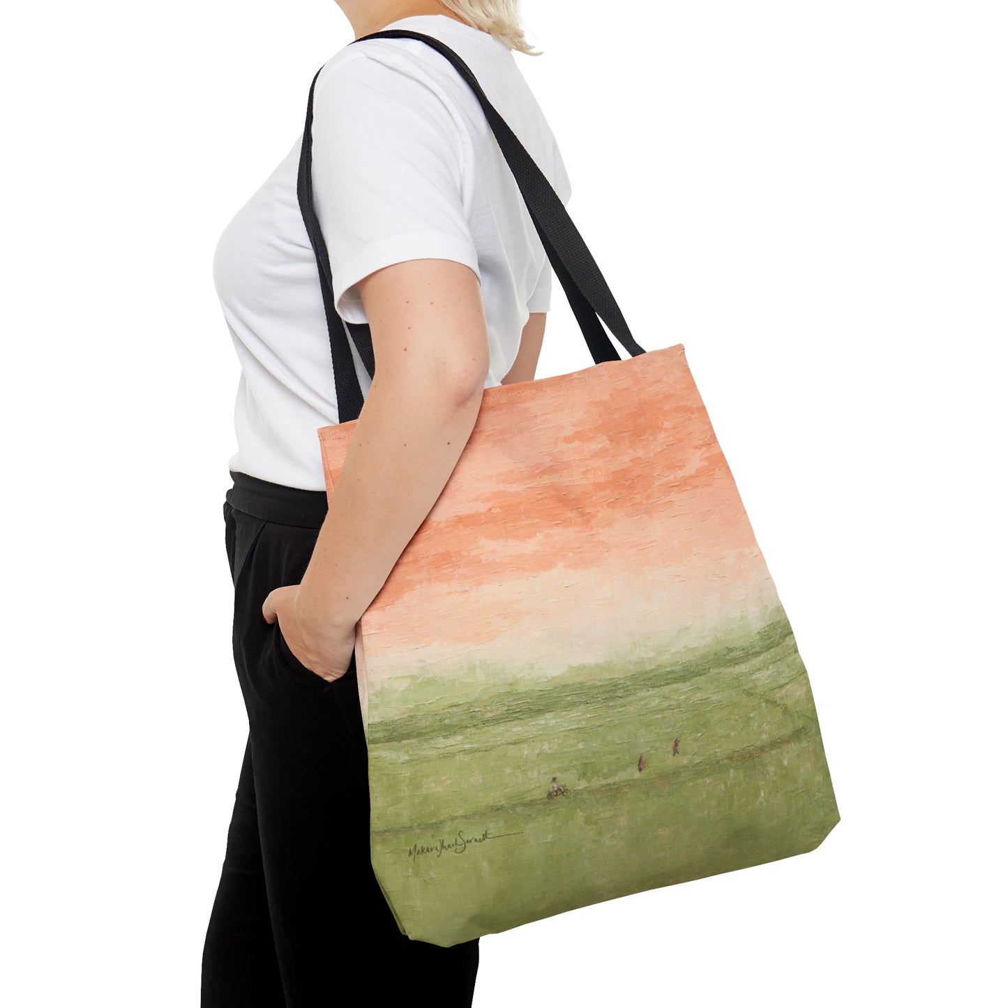 Among Rice Paddies small tote bag
