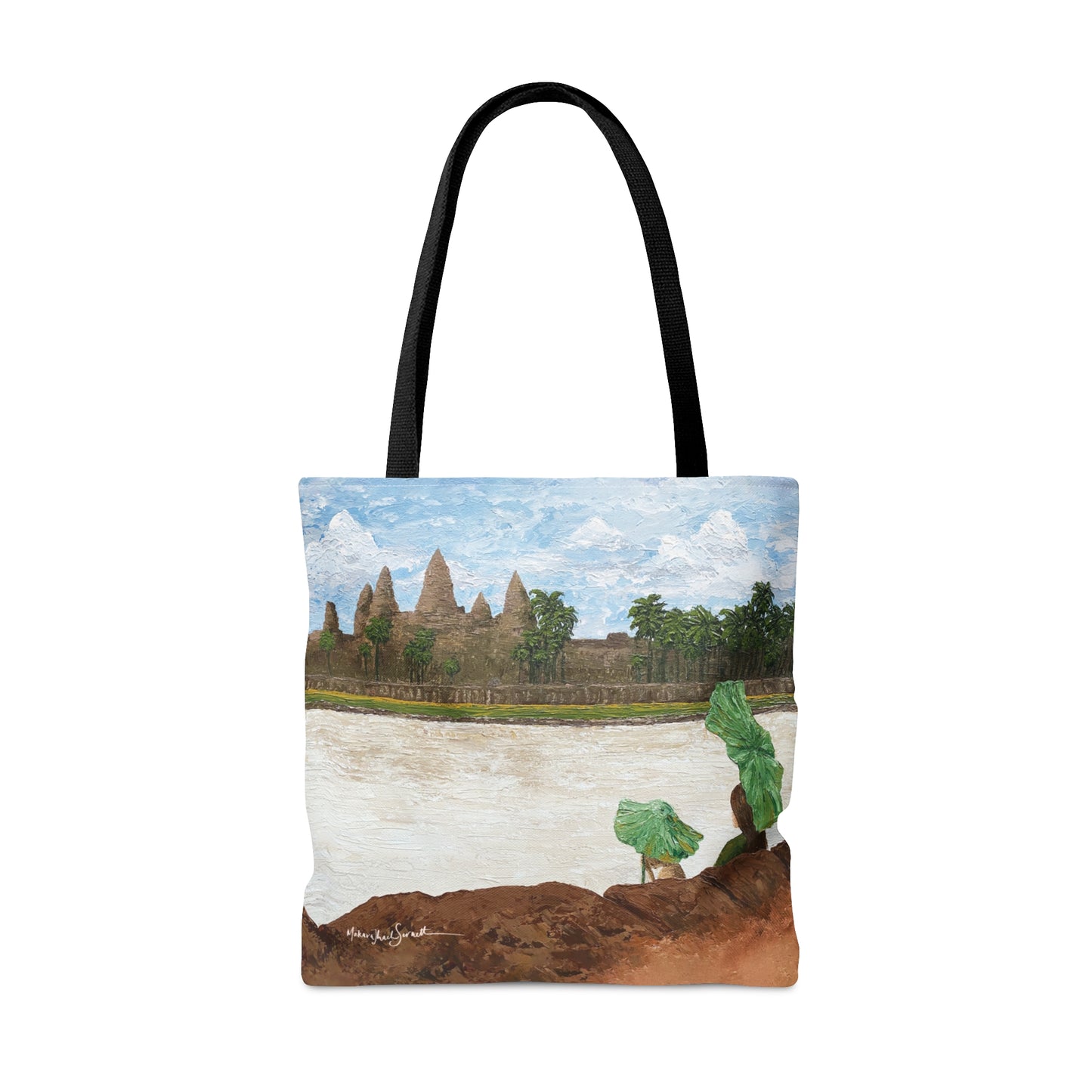 Memories of Angkor small tote bag