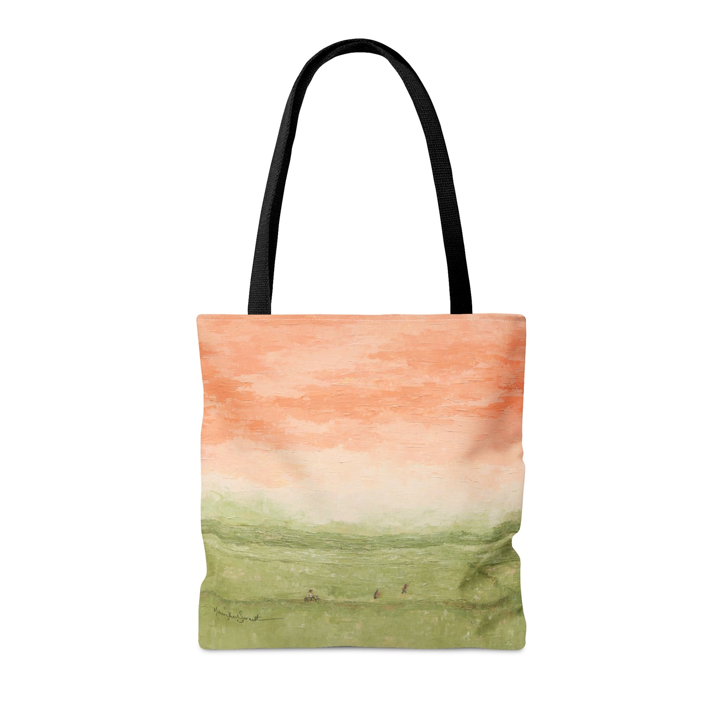 Among Rice Paddies small tote bag