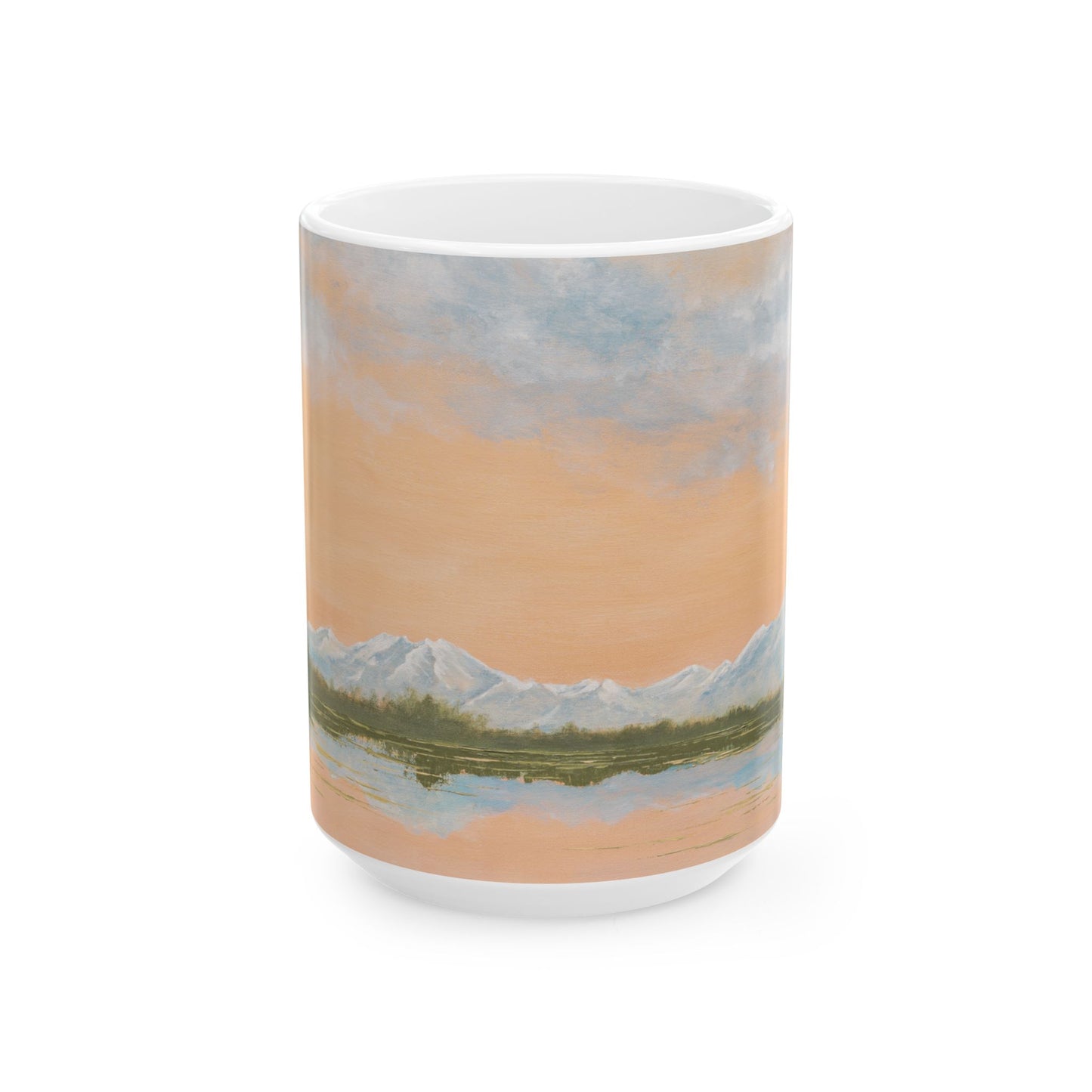A Denali Adventure Ceramic Mug - Mountain Landscape - Perfect for Nature Lovers & Gift Ideas