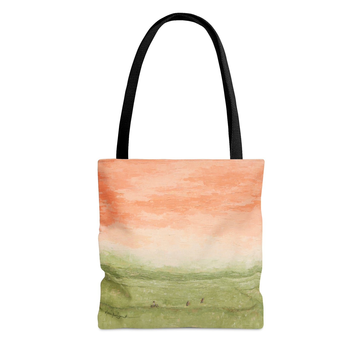 Among Rice Paddies small tote bag