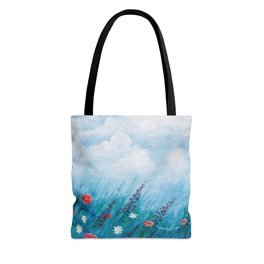 Field of Wildflowers small tote bag