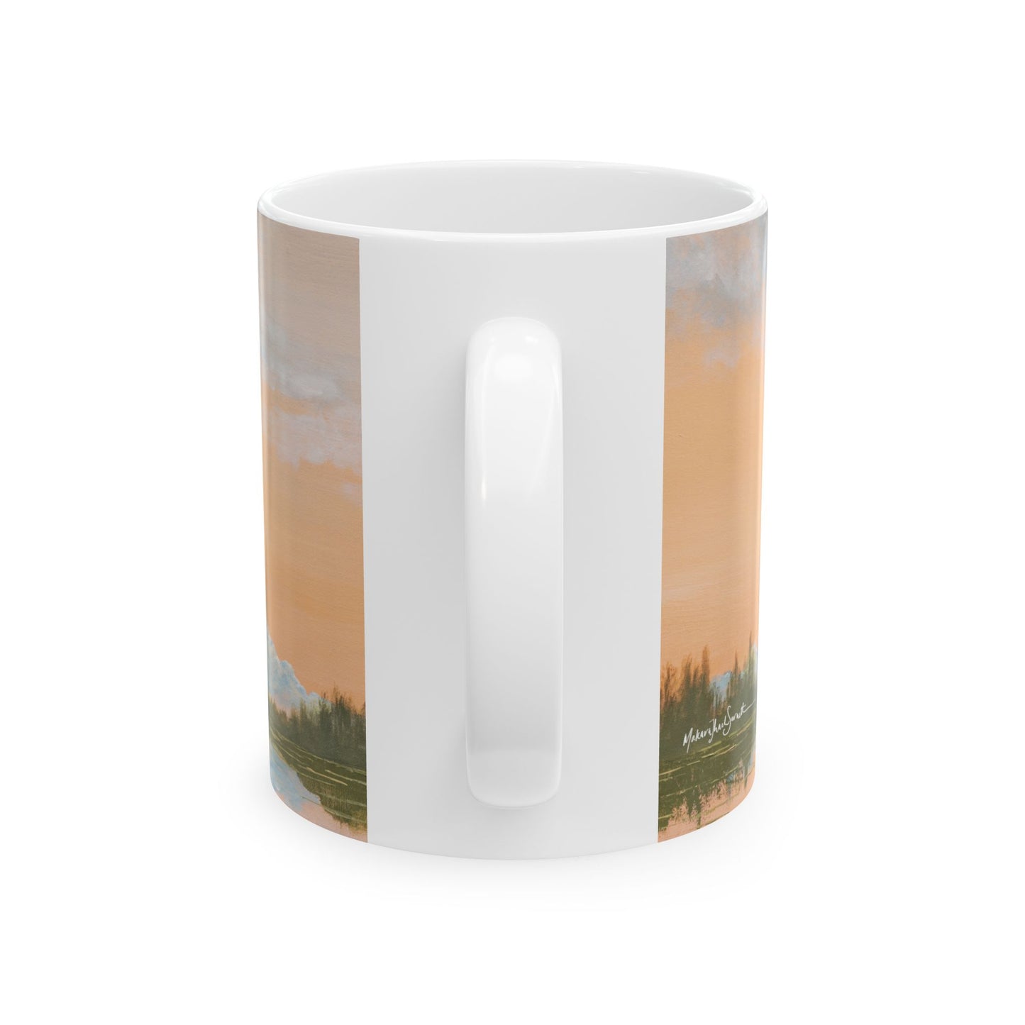 A Denali Adventure Ceramic Mug - Mountain Landscape - Perfect for Nature Lovers & Gift Ideas