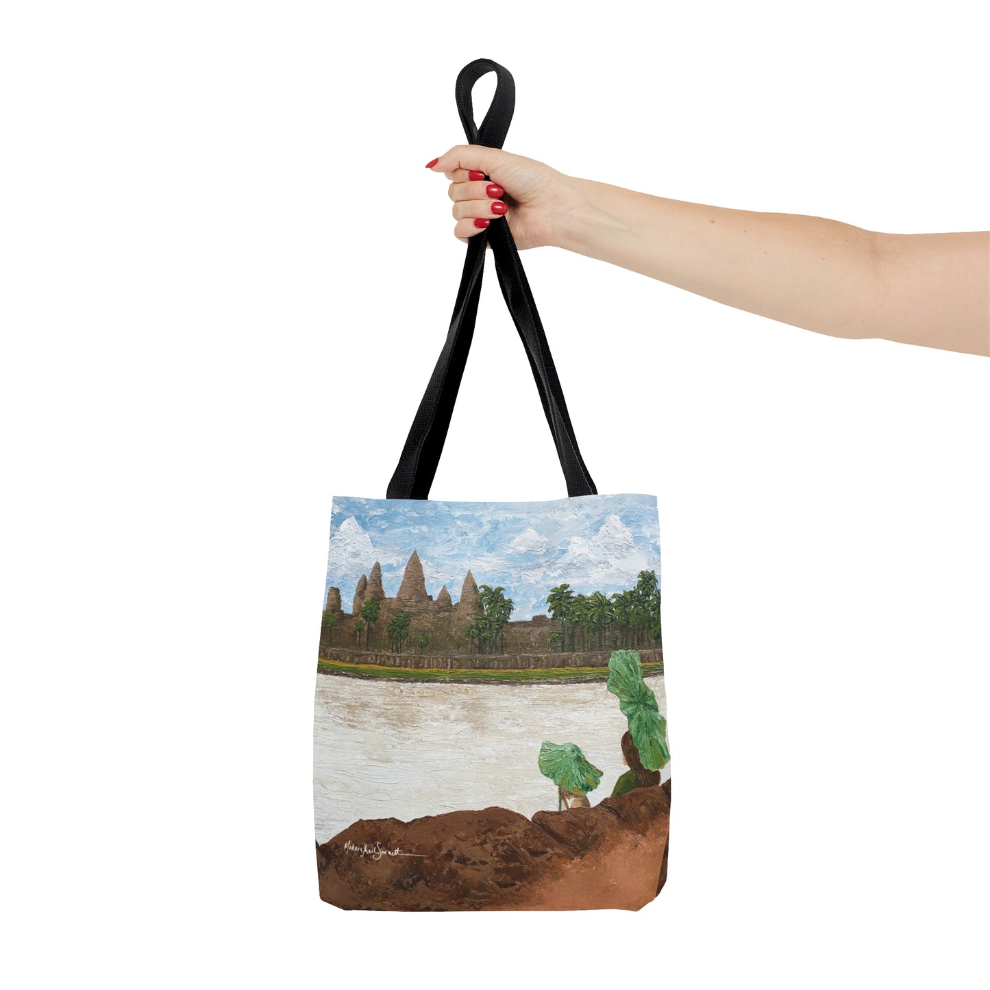 Memories of Angkor small tote bag