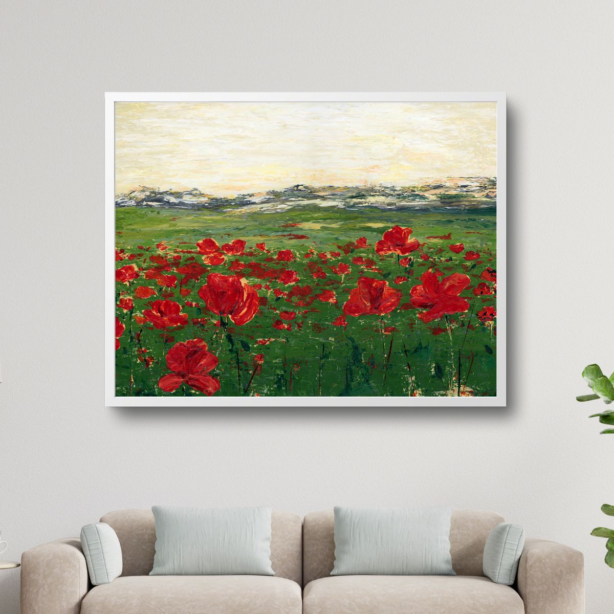 Field of Poppies art print