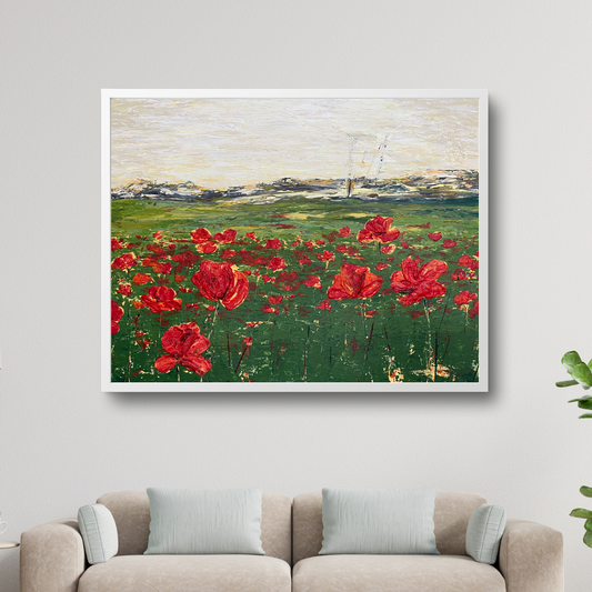 Field of Poppies art print