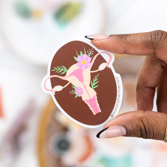 Lovely uterus sticker