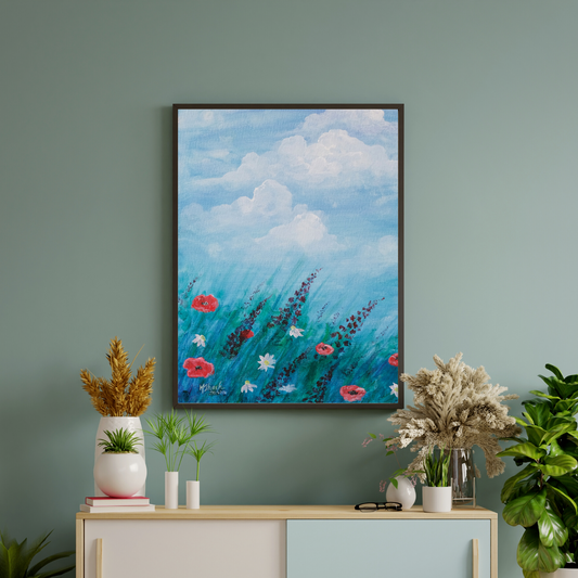 Field of Wildflowers art print