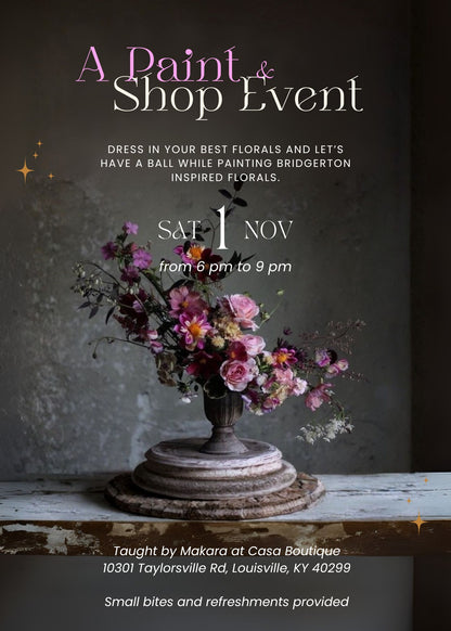 A Paint and Shop Event at Casa Boutique 11/1/2025